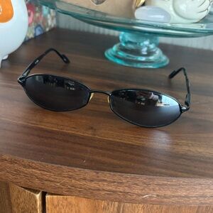 Y2k slim oval tech sunglasses